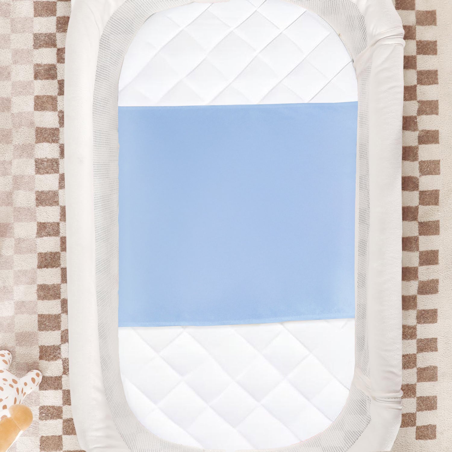 23mm 100% Mulberry Silk Baby Crib Sleeve for Cradles