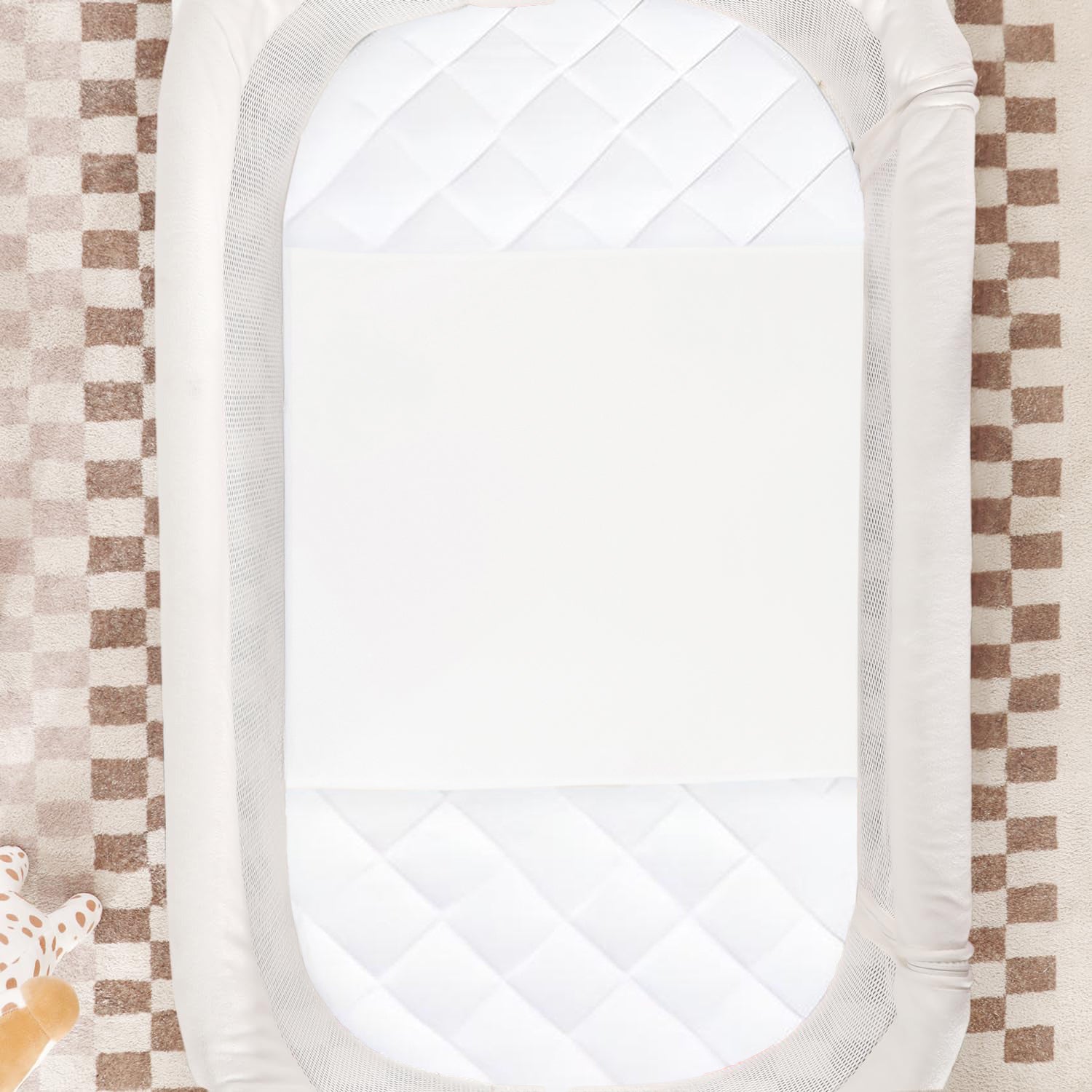 23mm 100% Mulberry Silk Baby Crib Sleeve for Cradles