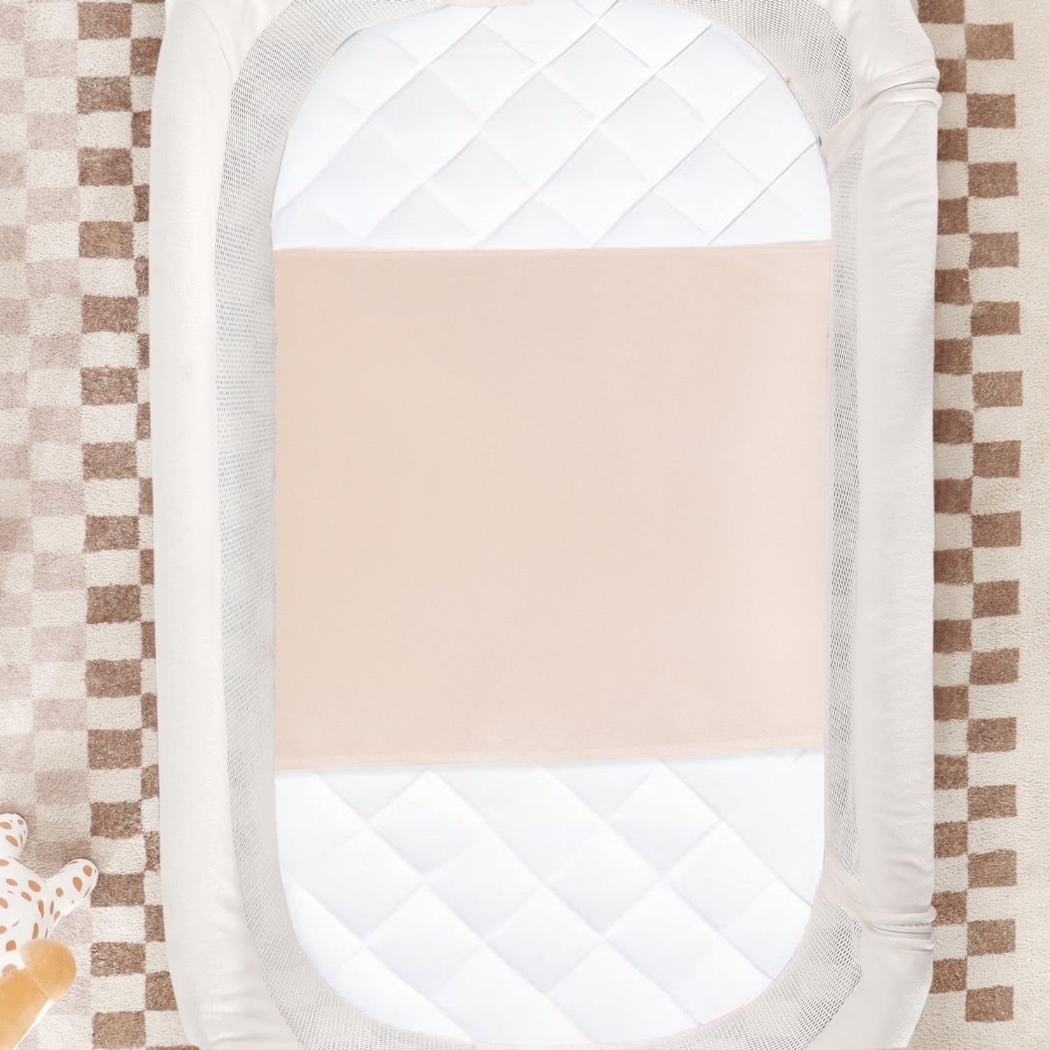 23mm 100% Mulberry Silk Baby Crib Sleeve for Cradles