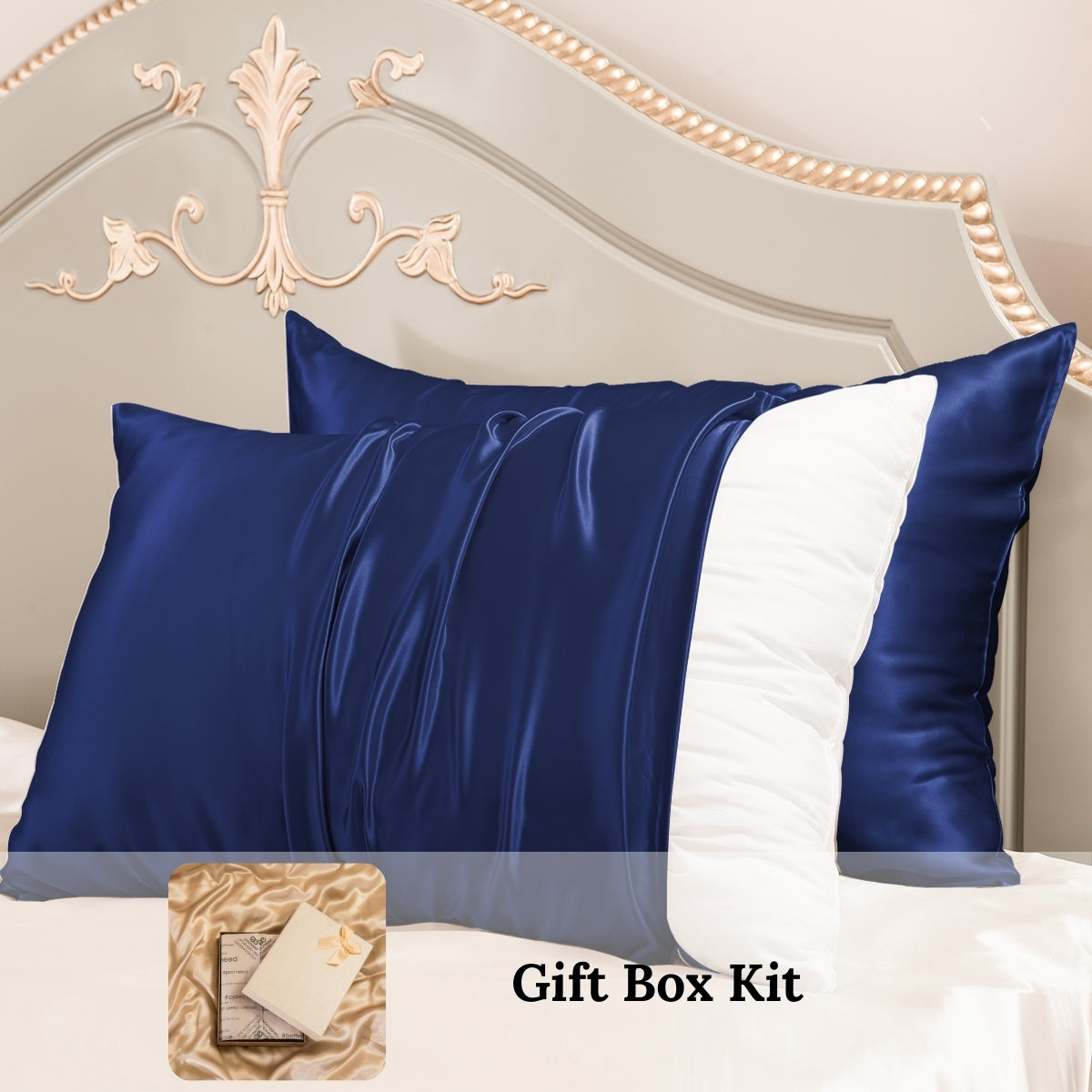 23mm 6A+ 100% Mulberry Silk Pillowcase 2 Pack-Wedding Gift Kit