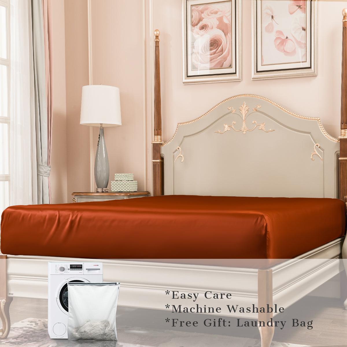 23mm 6A+ Silk Fitted Sheet - promeedsilk