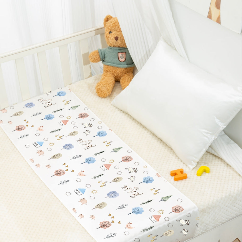 Save Baby's Bald Spots: The 23-Momme Silk Crib Sleeve Solution