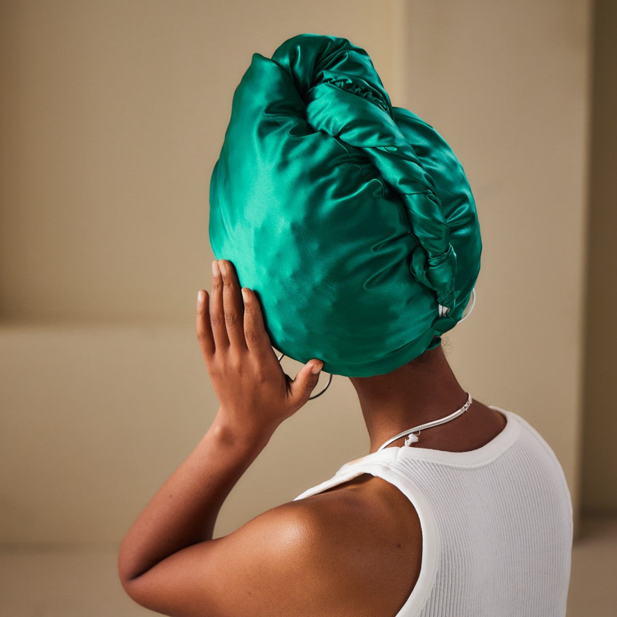 Diamond Glow Silk Turban - promeedsilk