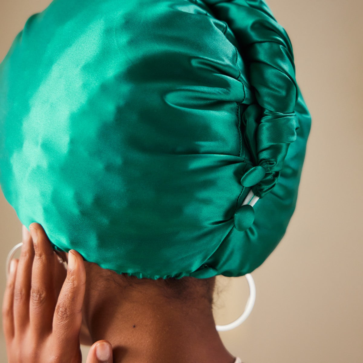 Diamond Glow Silk Turban - promeedsilk