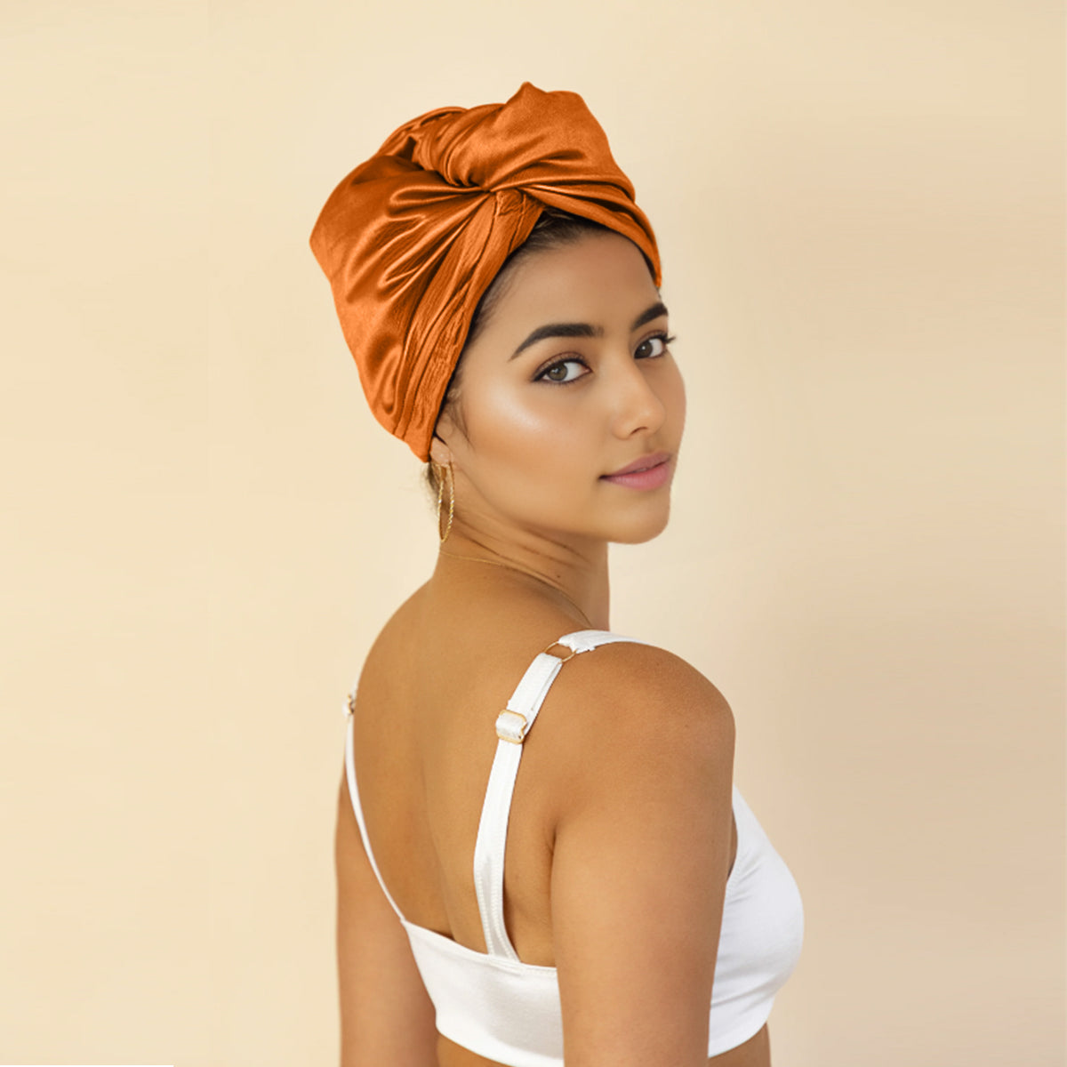 Diamond Glow Silk Turban - promeedsilk