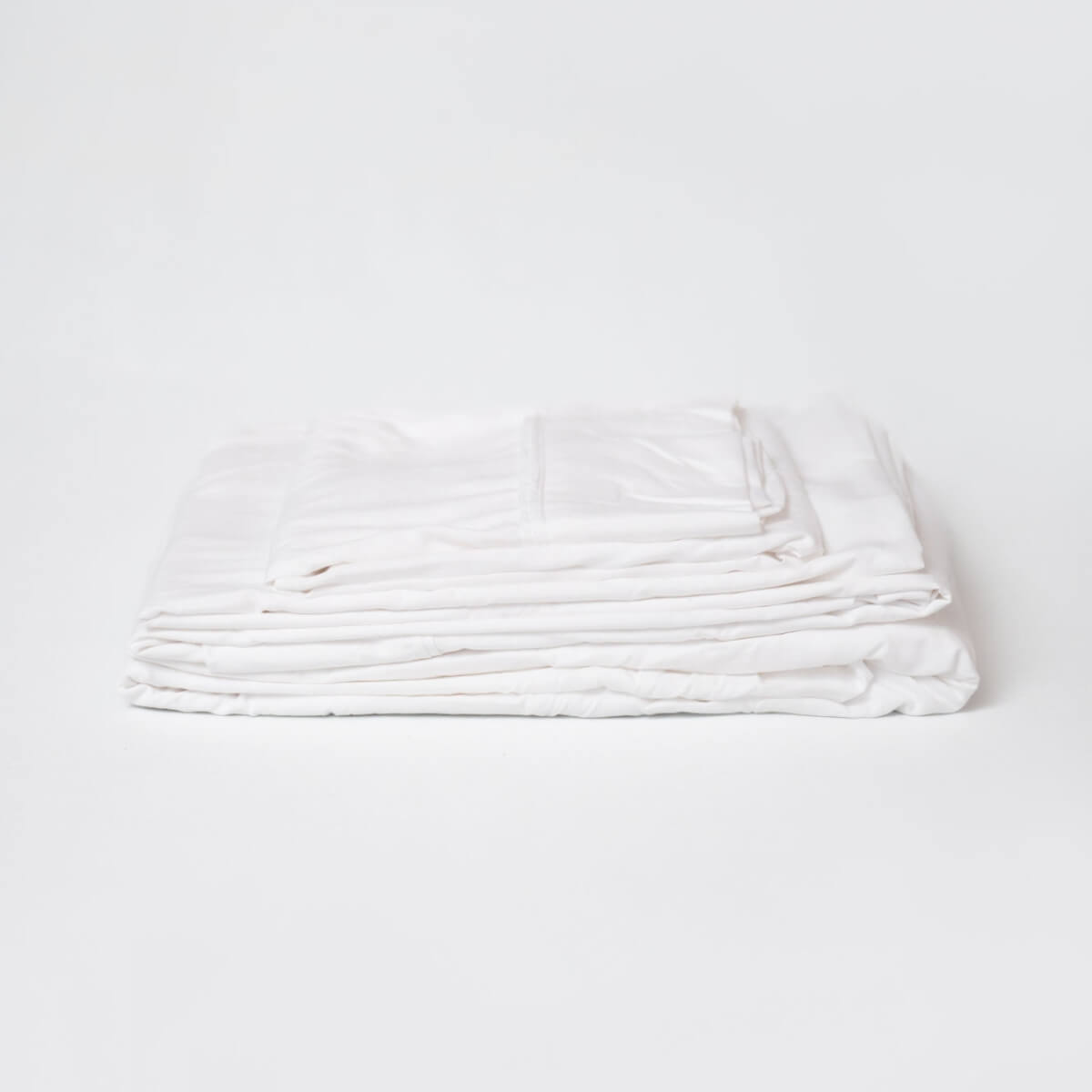 White 4-Piece Hypoallergenic Sheet Set - King - promeedsilk