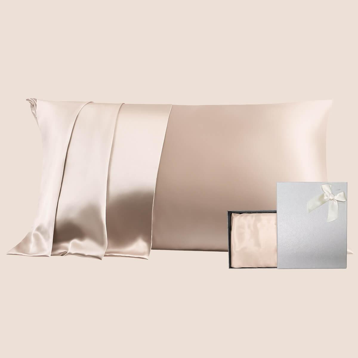 30mm 6A+ Silk Pillowcase With Zipper With Gift Box - promeedsilk