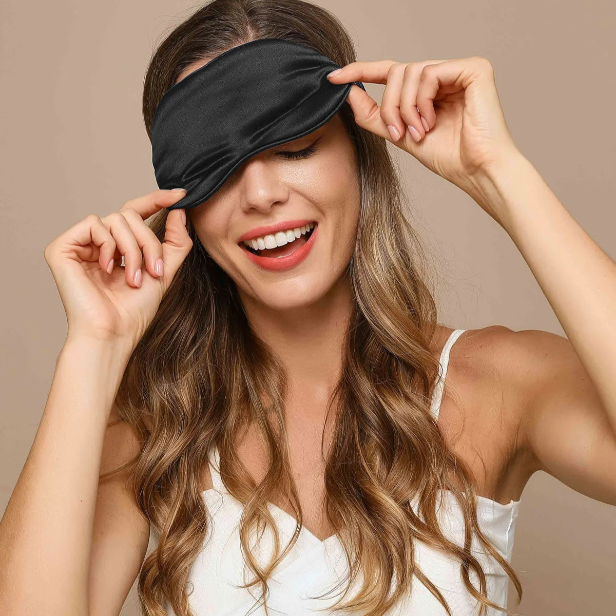 23MM Mulberry Silk 3D Contour Eye Mask with Sleeping Earplugs