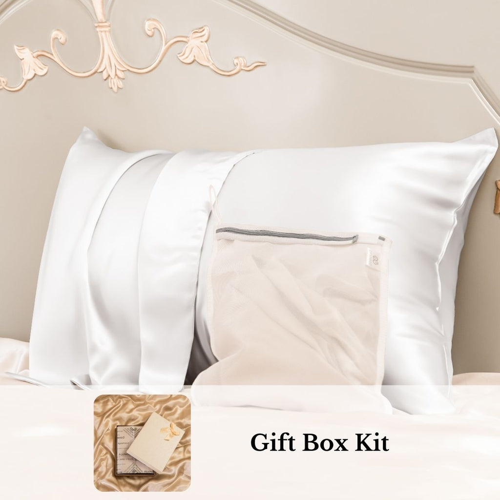 23mm 6A+ 100% Mulberry Silk Pillowcase-Christmas Gift Kit