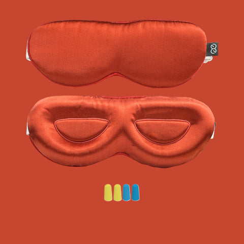 23MM Mulberry Silk 3D Eye Mask with Sleeping Earplugs - promeedsilk