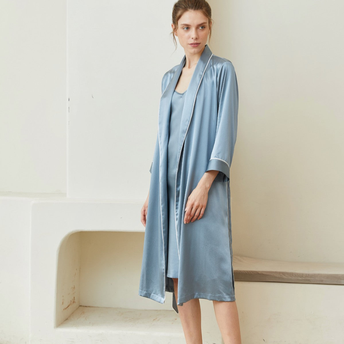 Silk Sleep Robe Set