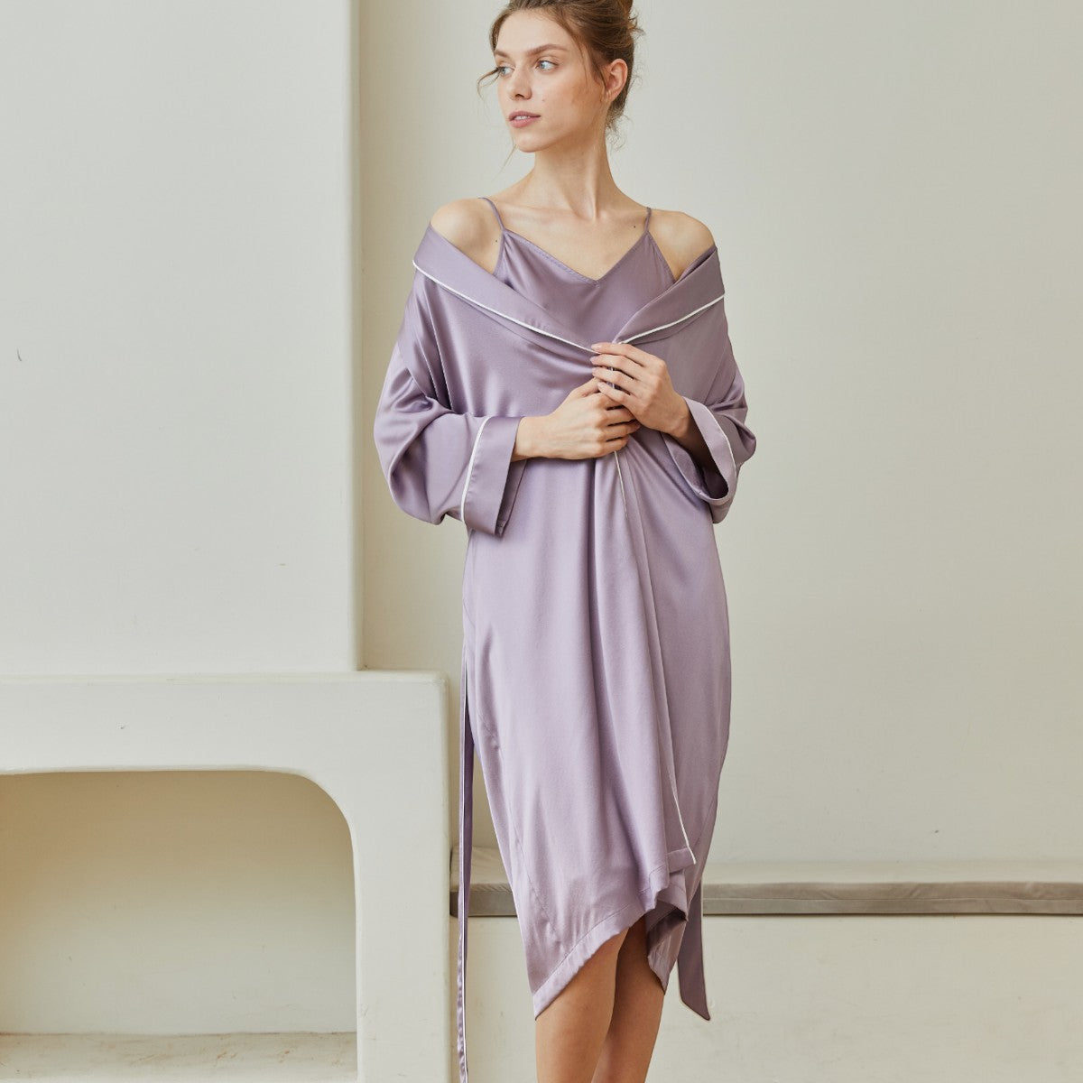 Silk Sleep Robe Set - promeedsilk