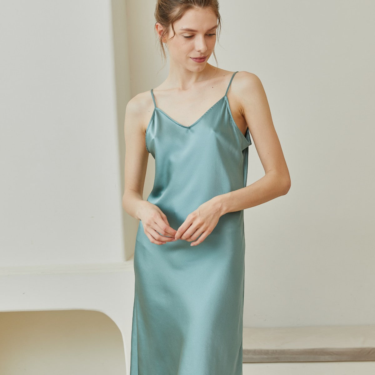 Silk Short Sleep Dress - promeedsilk