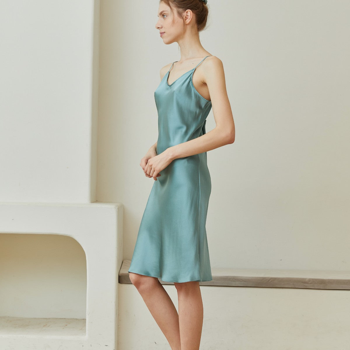 Silk Short Sleep Dress - promeedsilk