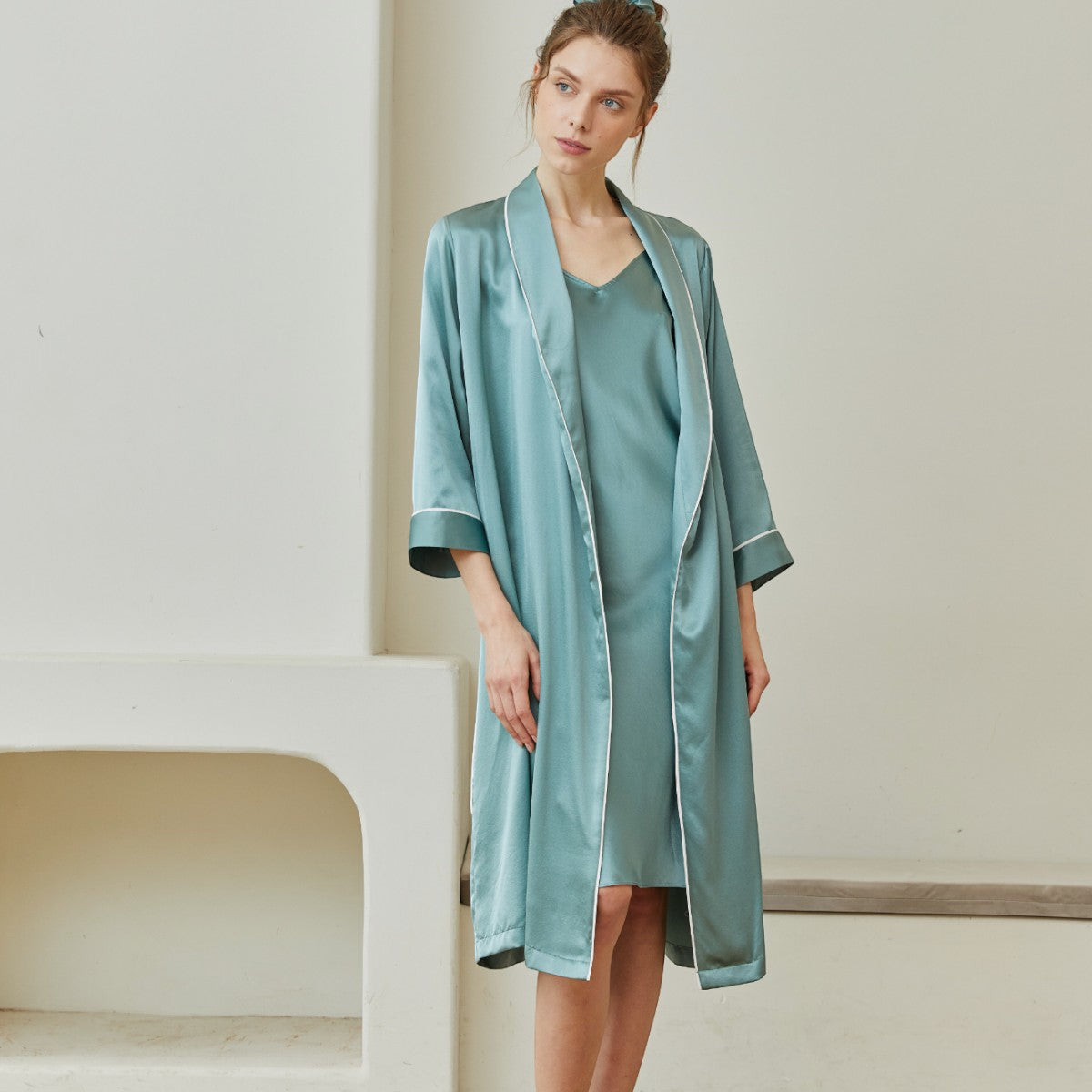 Silk Sleep Robe Set