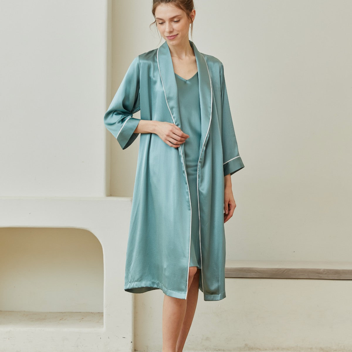 Silk Sleep Robe Set - promeedsilk