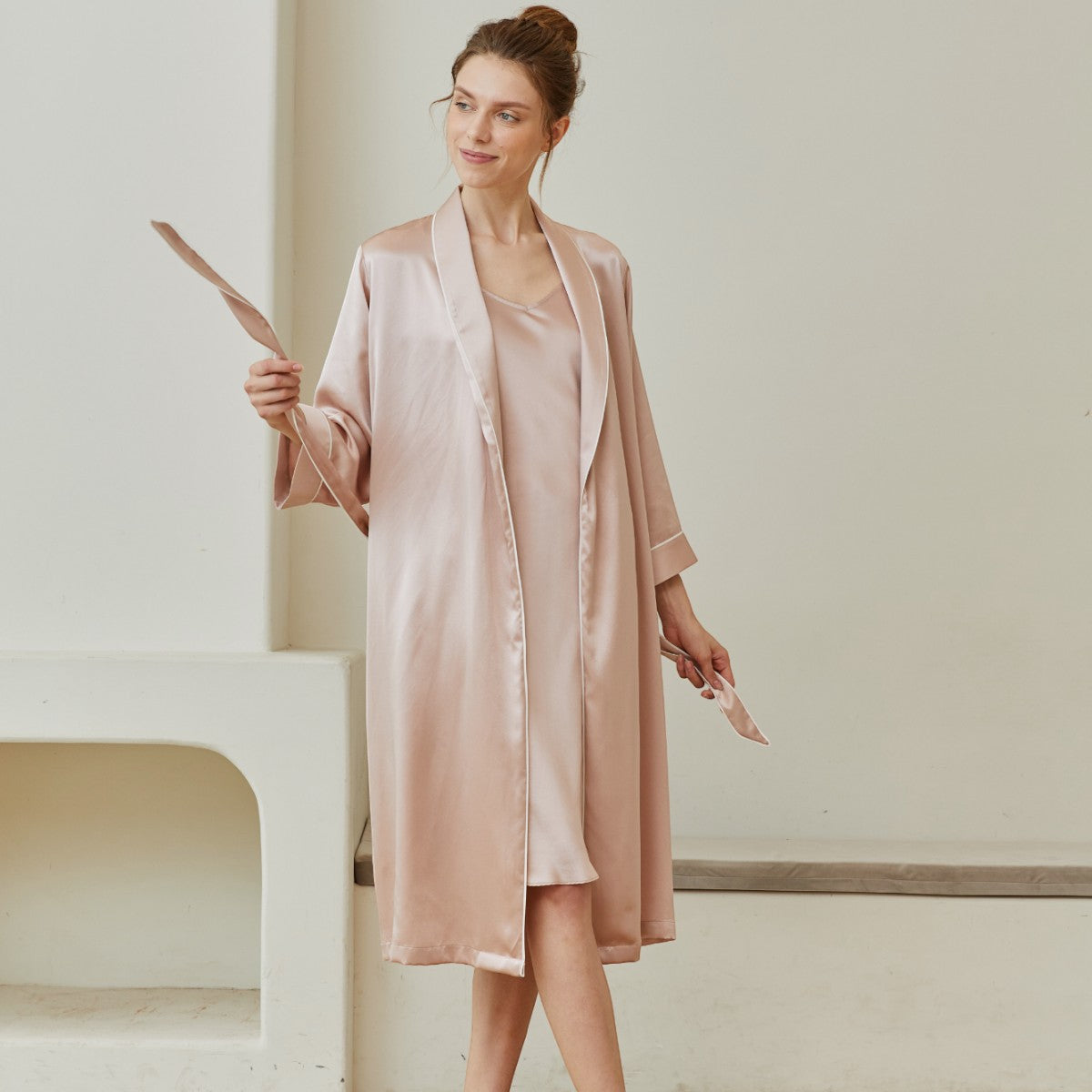 Silk Sleep Robe Set