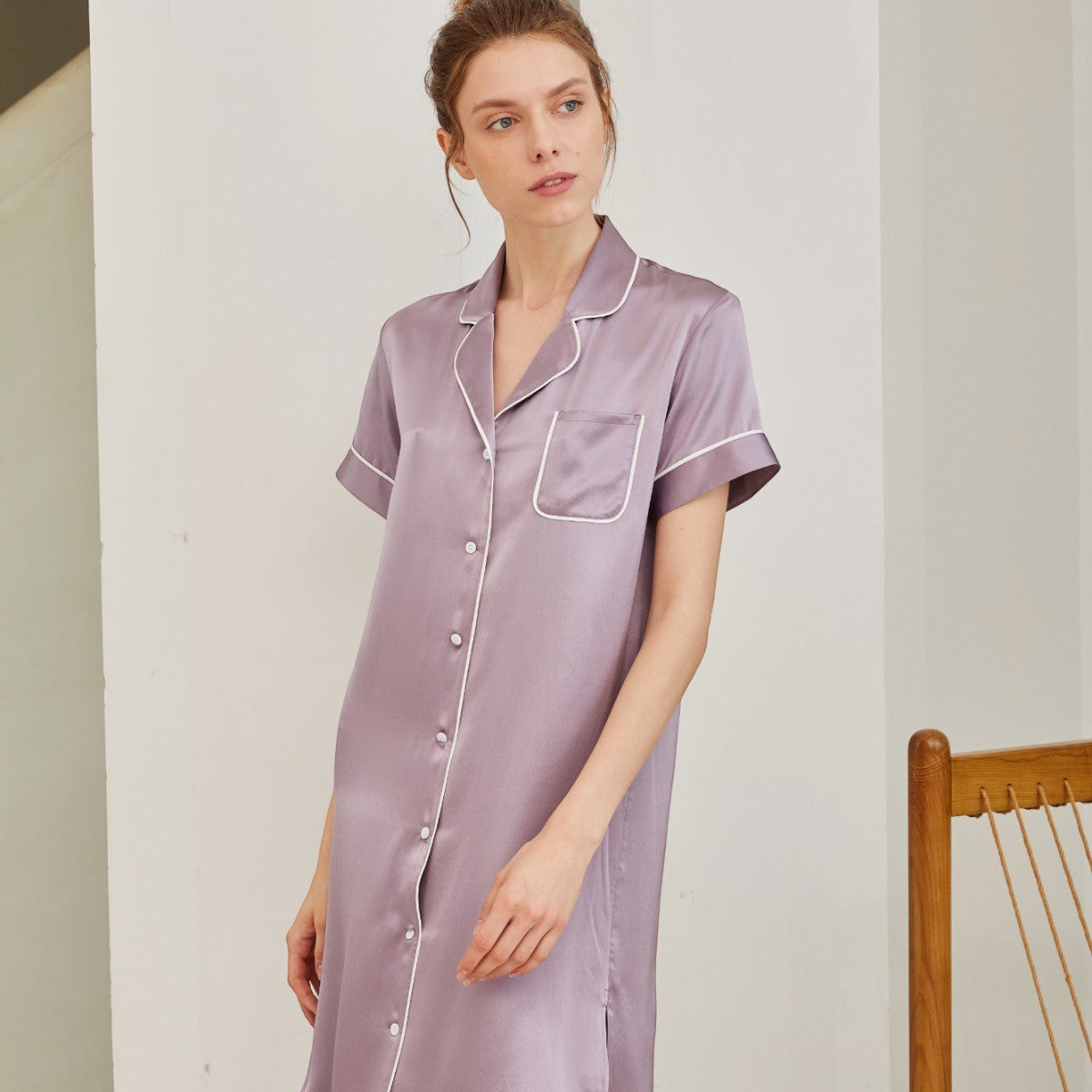 Silk Sleep Shirt - promeedsilk