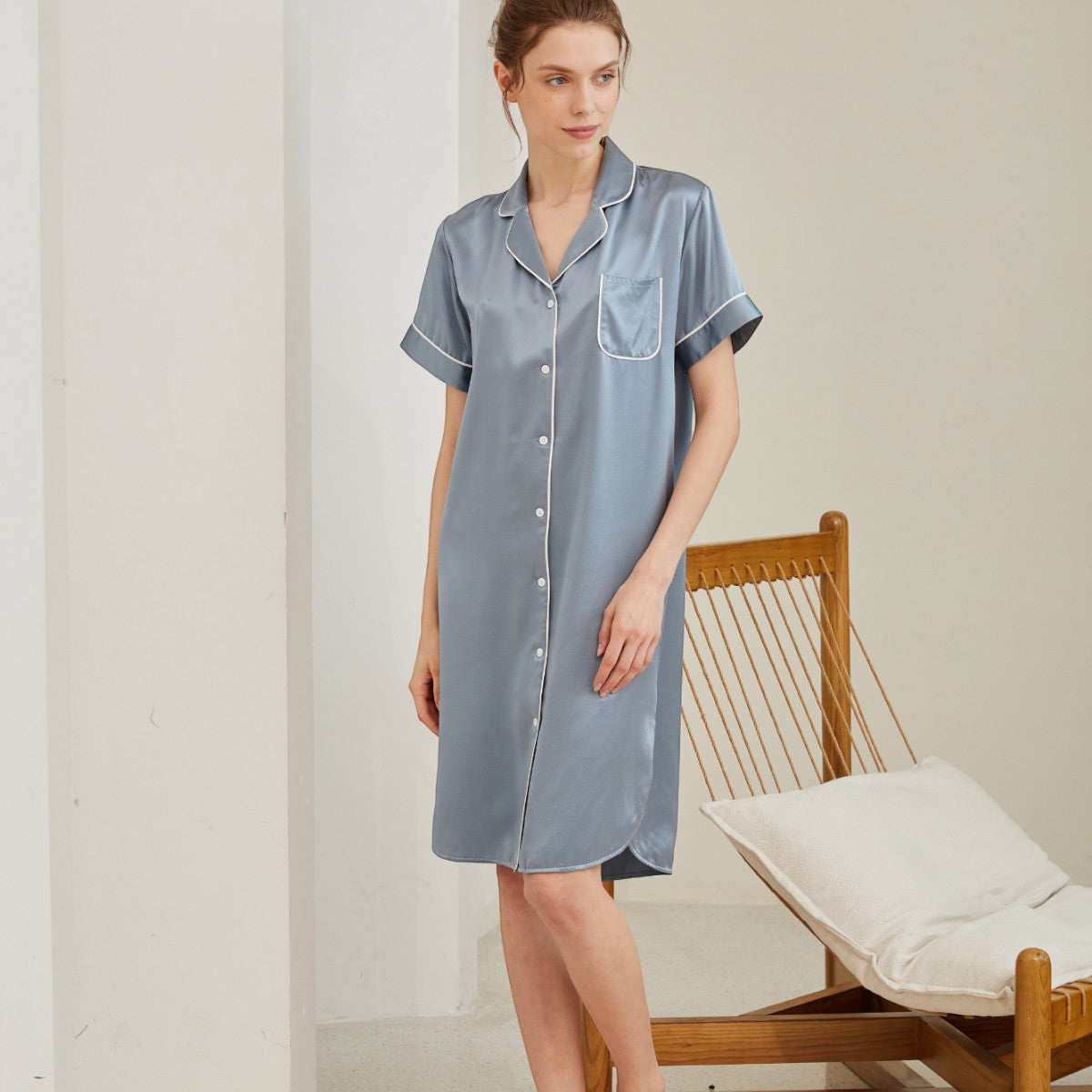 Silk Sleep Shirt - promeedsilk