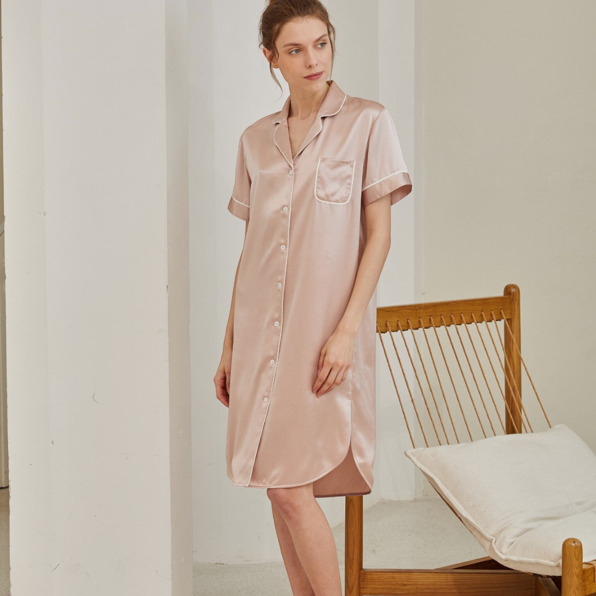 Silk Sleep Shirt - promeedsilk