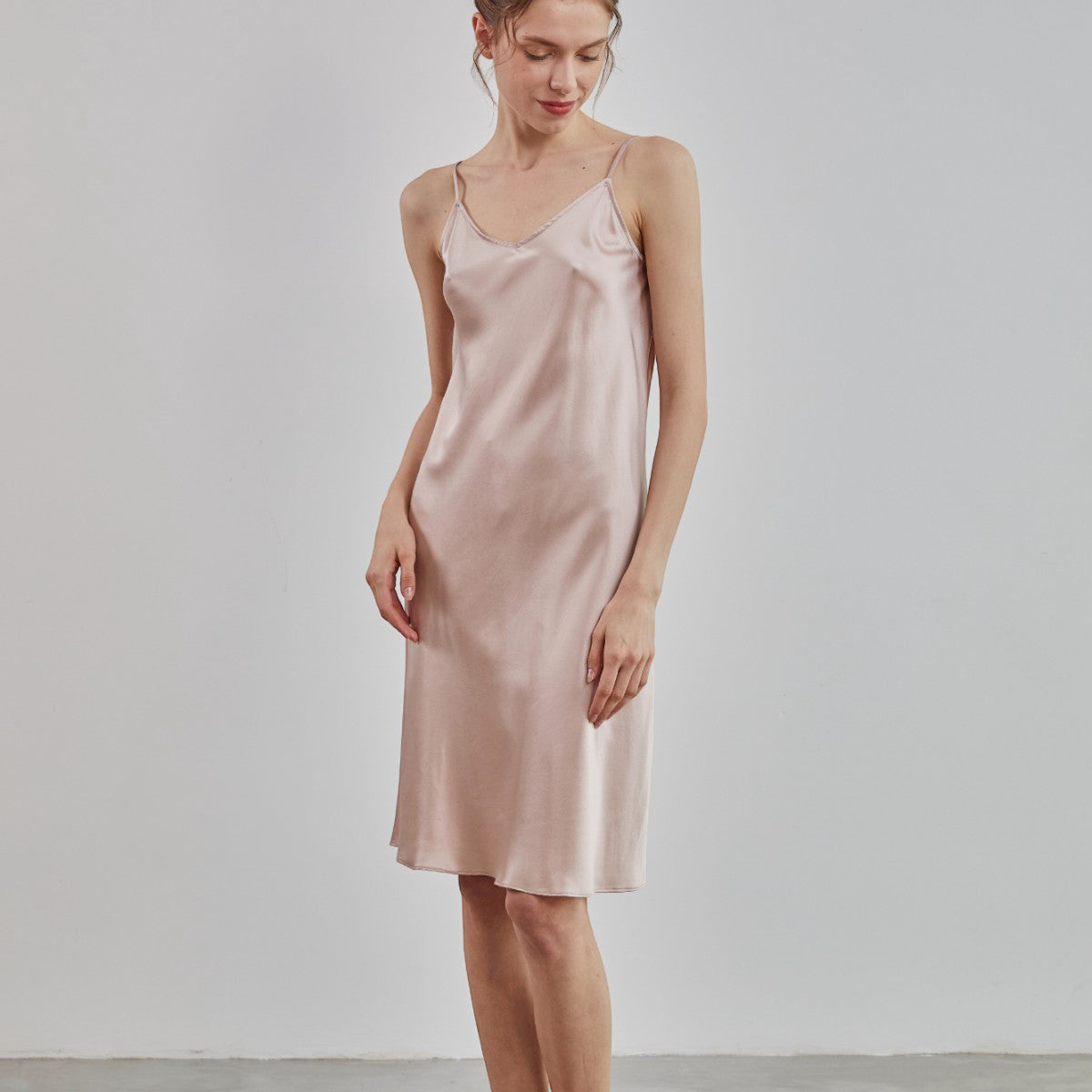 Silk Short Sleep Dress - promeedsilk