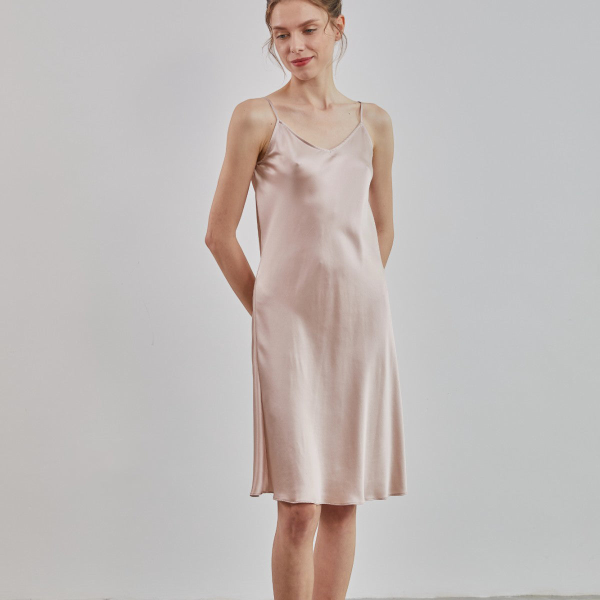 Silk Short Sleep Dress - promeedsilk