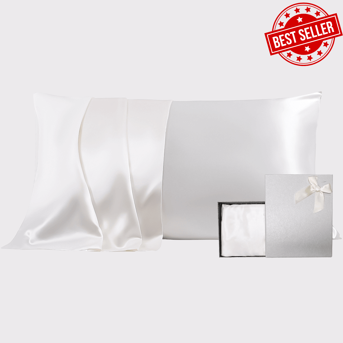 30mm 6A+ Silk Pillowcase With Zipper With Gift Box - promeedsilk