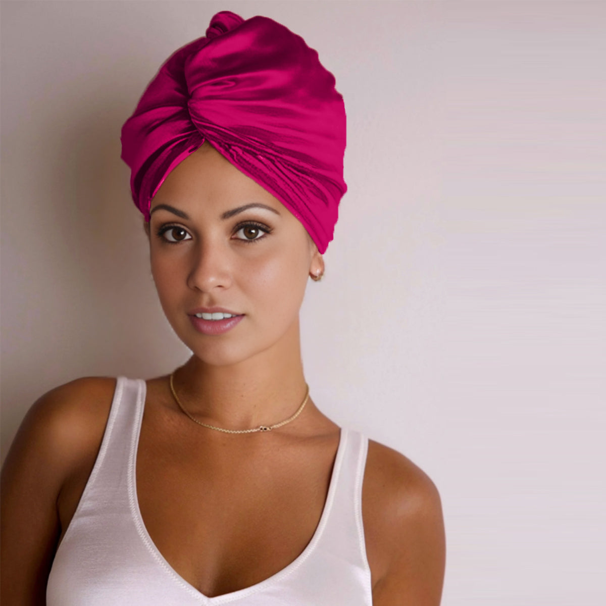 Diamond Glow Silk Turban - promeedsilk