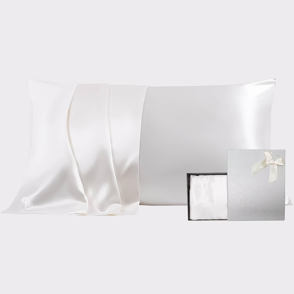 30mm 6A+ Silk Pillowcase With Zipper With Gift Box - promeedsilk