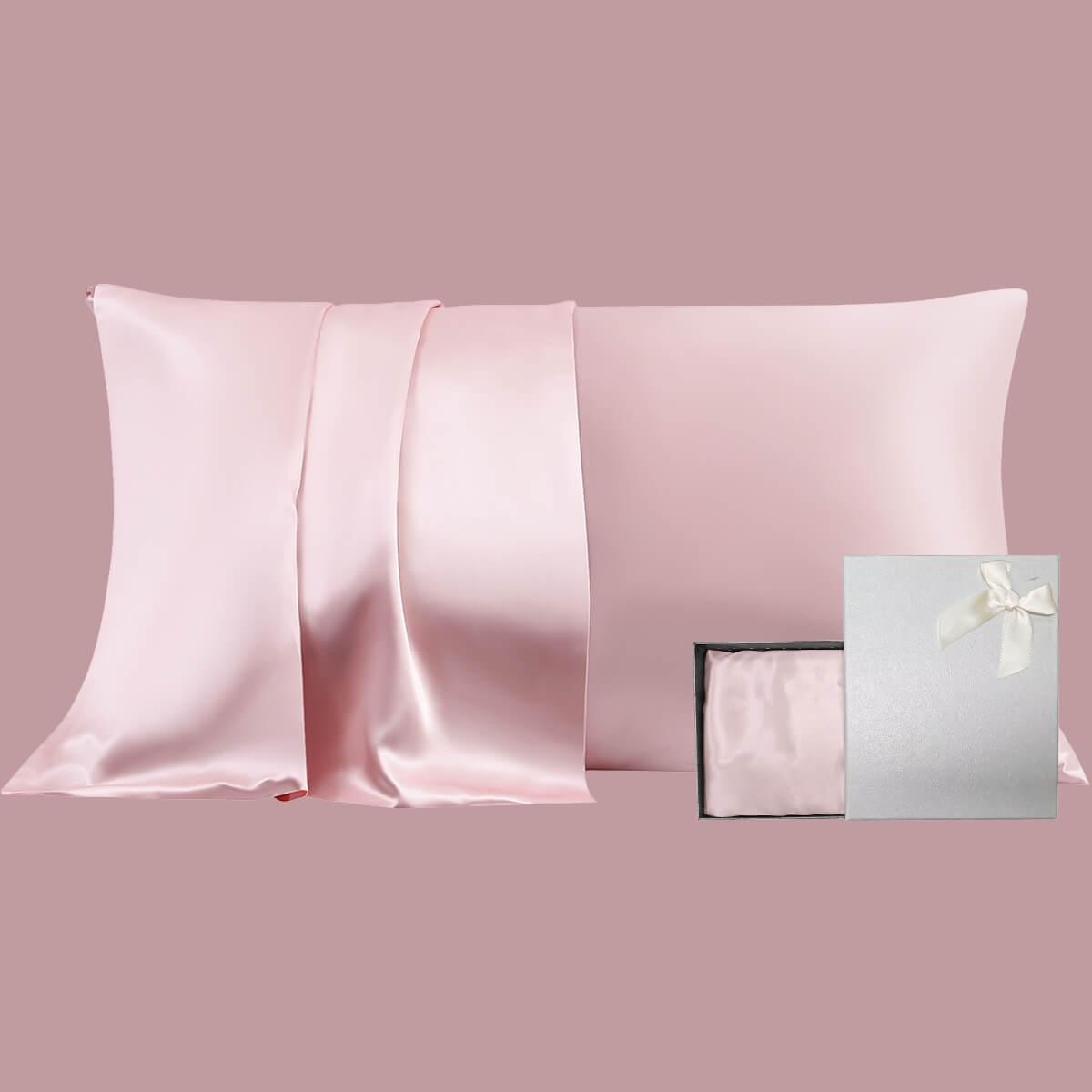 30mm 6A+ Silk Pillowcase With Zipper With Gift Box - promeedsilk