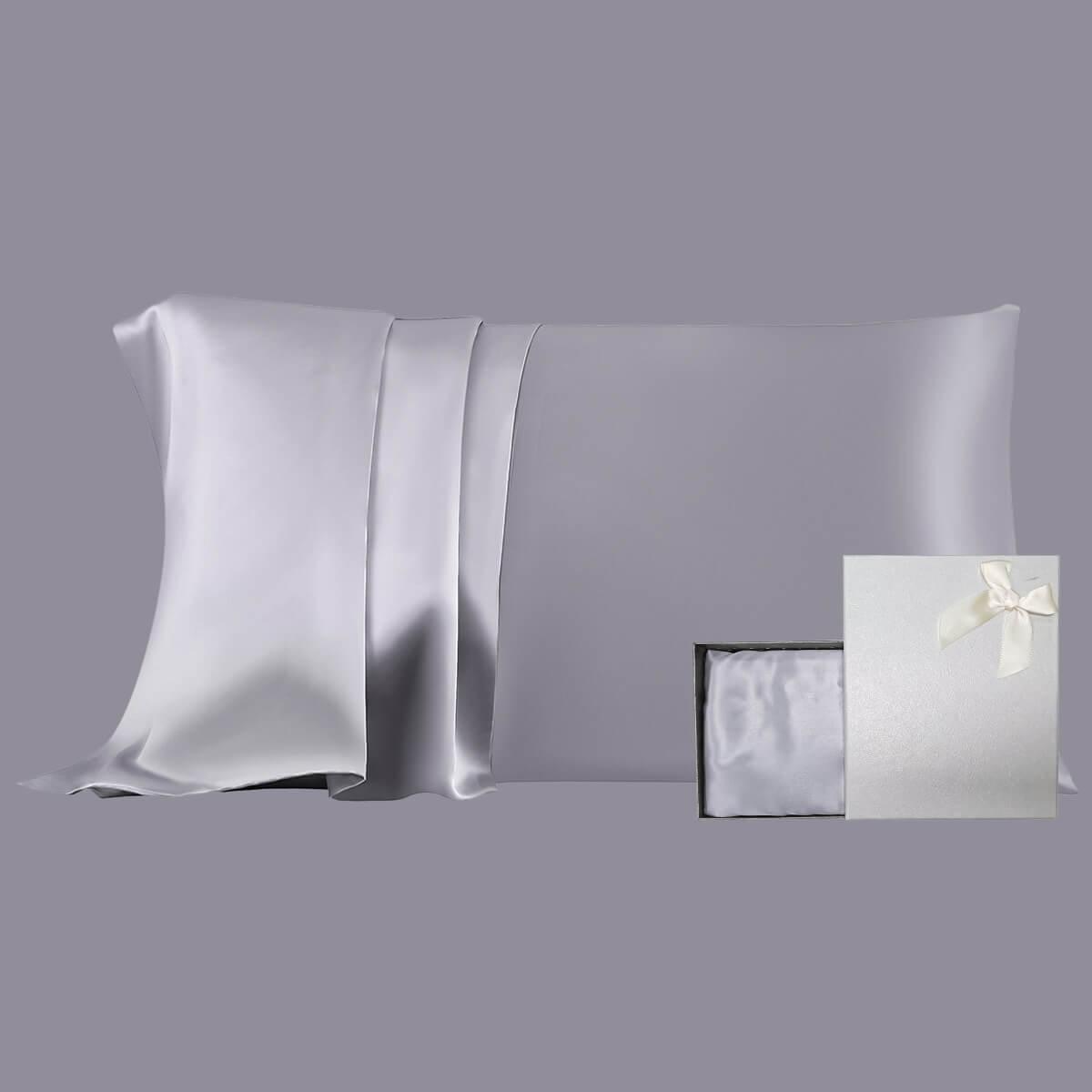 30mm 6A+ Silk Pillowcase With Zipper With Gift Box - promeedsilk