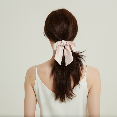 Silk Bow Hair Ties - promeedsilk