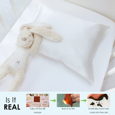 23mm 6A+ Silk Pillowcase Crib | Toddler - promeedsilk