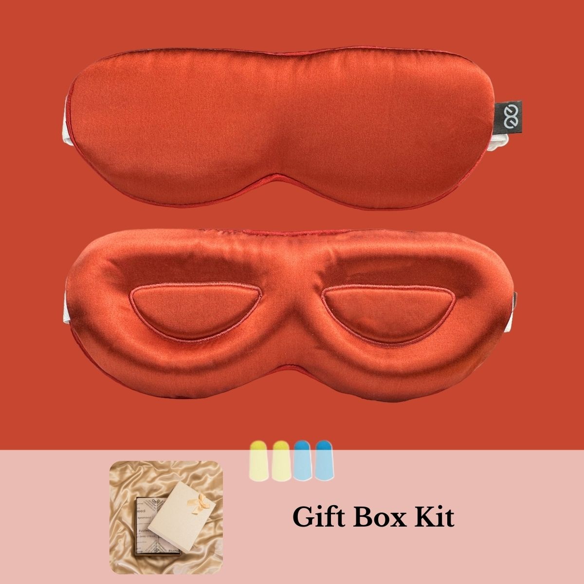 23MM Mulberry Silk 3D Contour Eye Mask-Father's Day Gift Kit