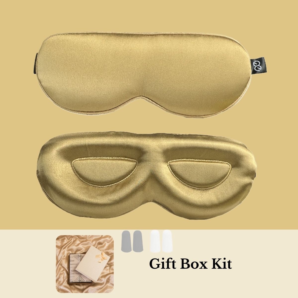 23MM Mulberry Silk 3D Contour Eye Mask-Father's Day Gift Kit