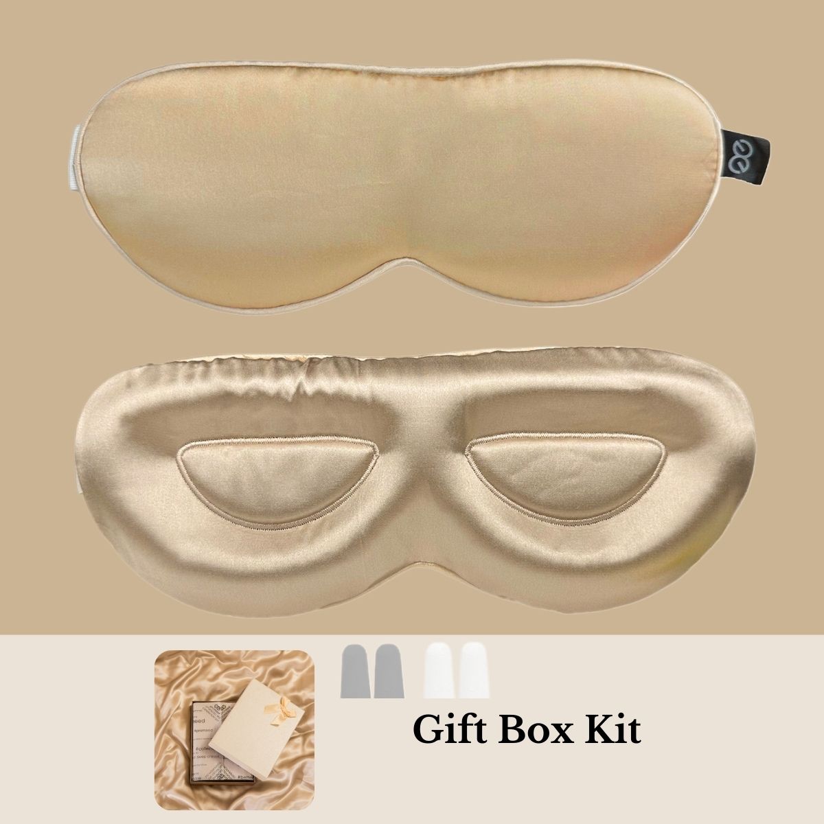 23MM Mulberry Silk 3D Contour Eye Mask-Father's Day Gift Kit