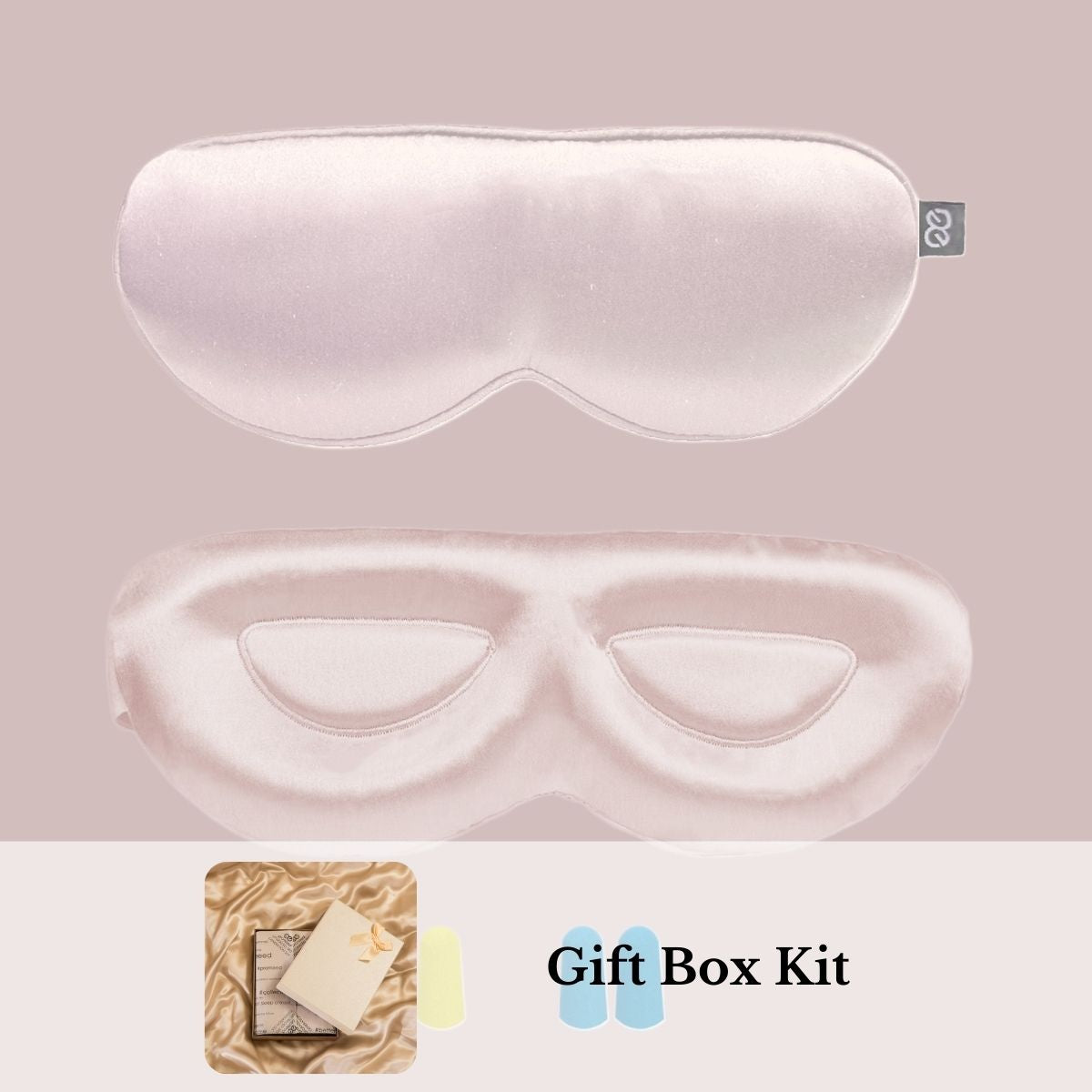 23MM Mulberry Silk 3D Contour Eye Mask-Father's Day Gift Kit