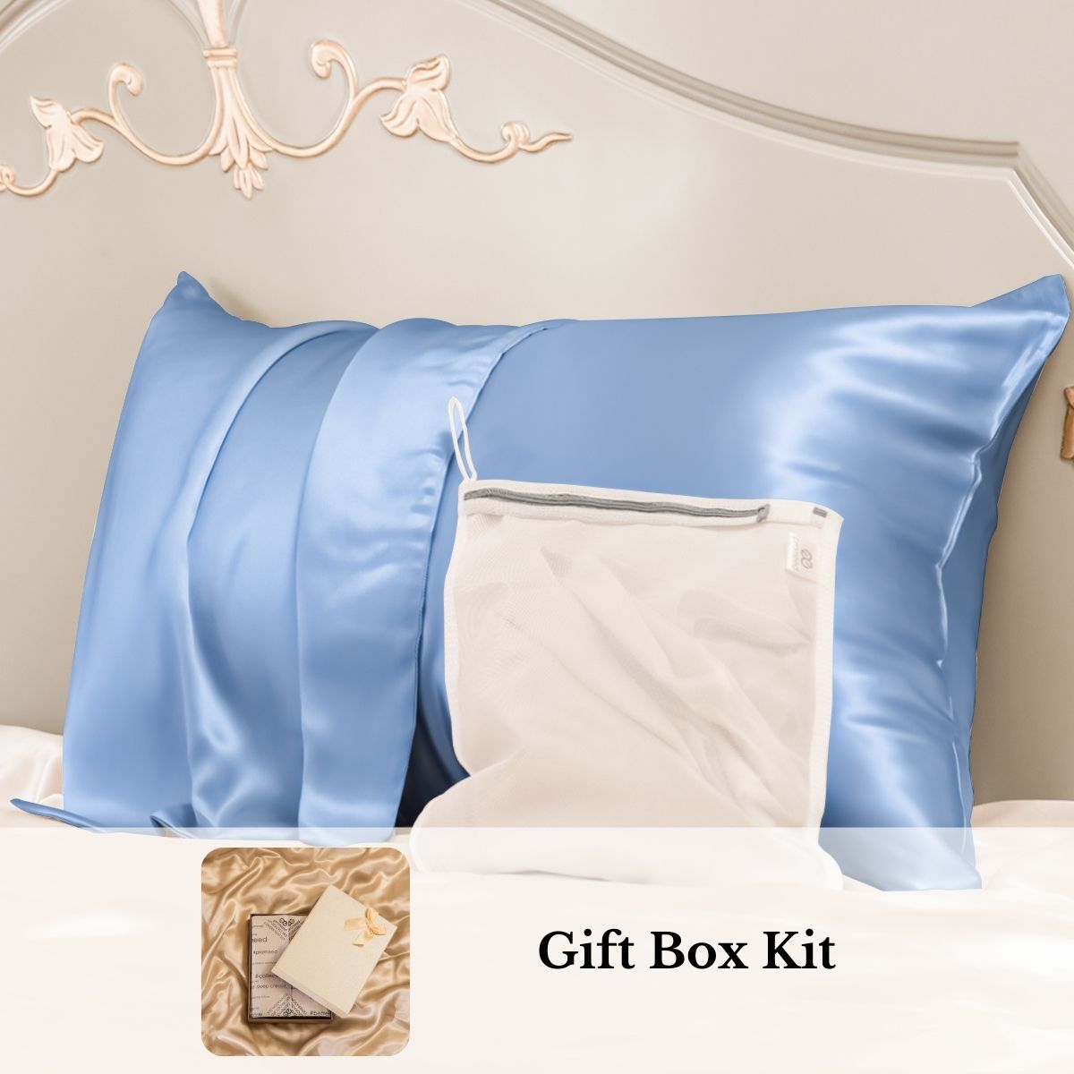 23mm 6A+ 100% Mulberry Silk Pillowcase-Christmas Gift Kit