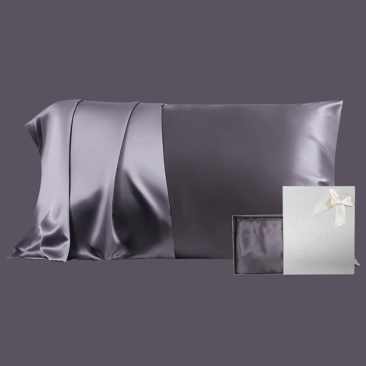 30mm 6A+ Silk Pillowcase With Zipper With Gift Box - promeedsilk