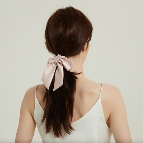 Silk Bow Hair Ties - promeedsilk