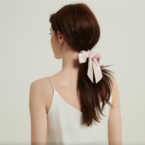 Silk Bow Hair Ties - promeedsilk