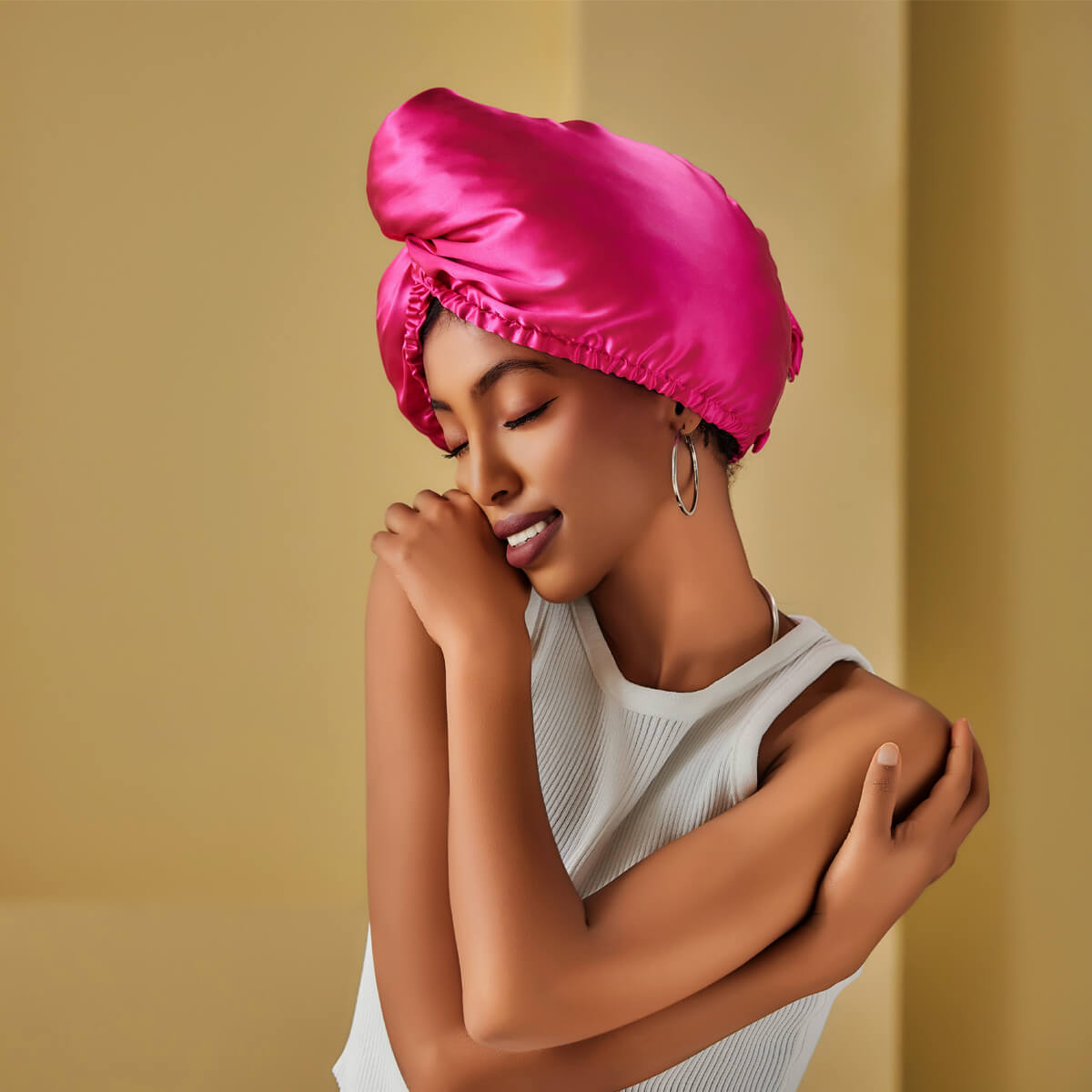 Diamond Glow Silk Turban - promeedsilk