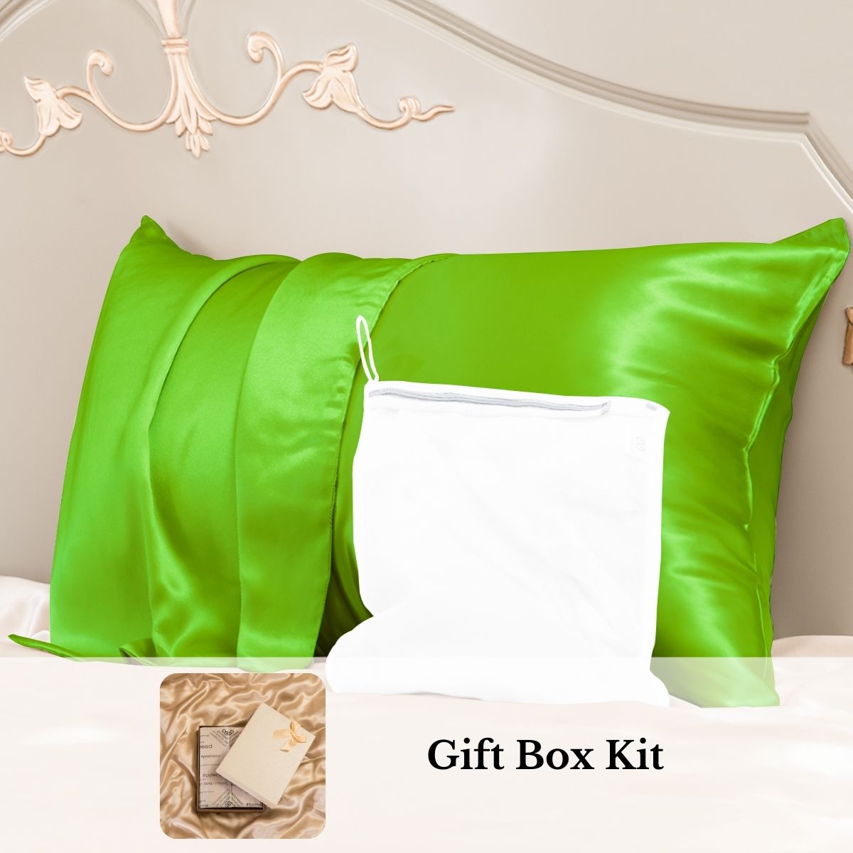 23mm 6A+ 100% Mulberry Silk Pillowcase-Christmas Gift Kit