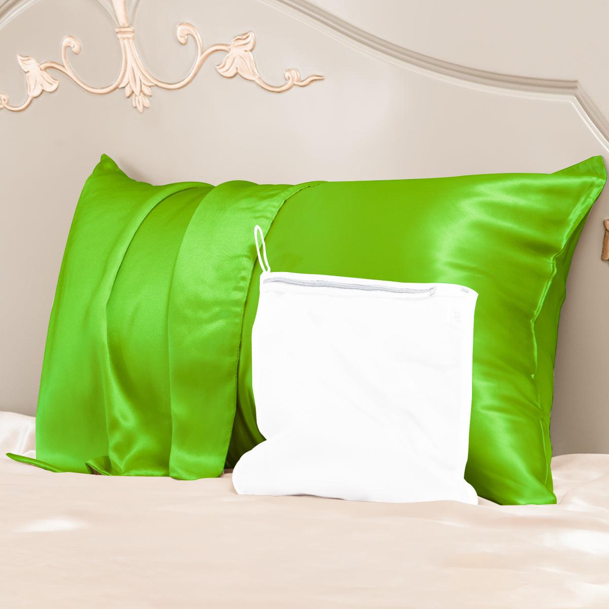 23mm 6A+ Silk Pillowcase With Zipper With Laundry Bag - promeedsilk