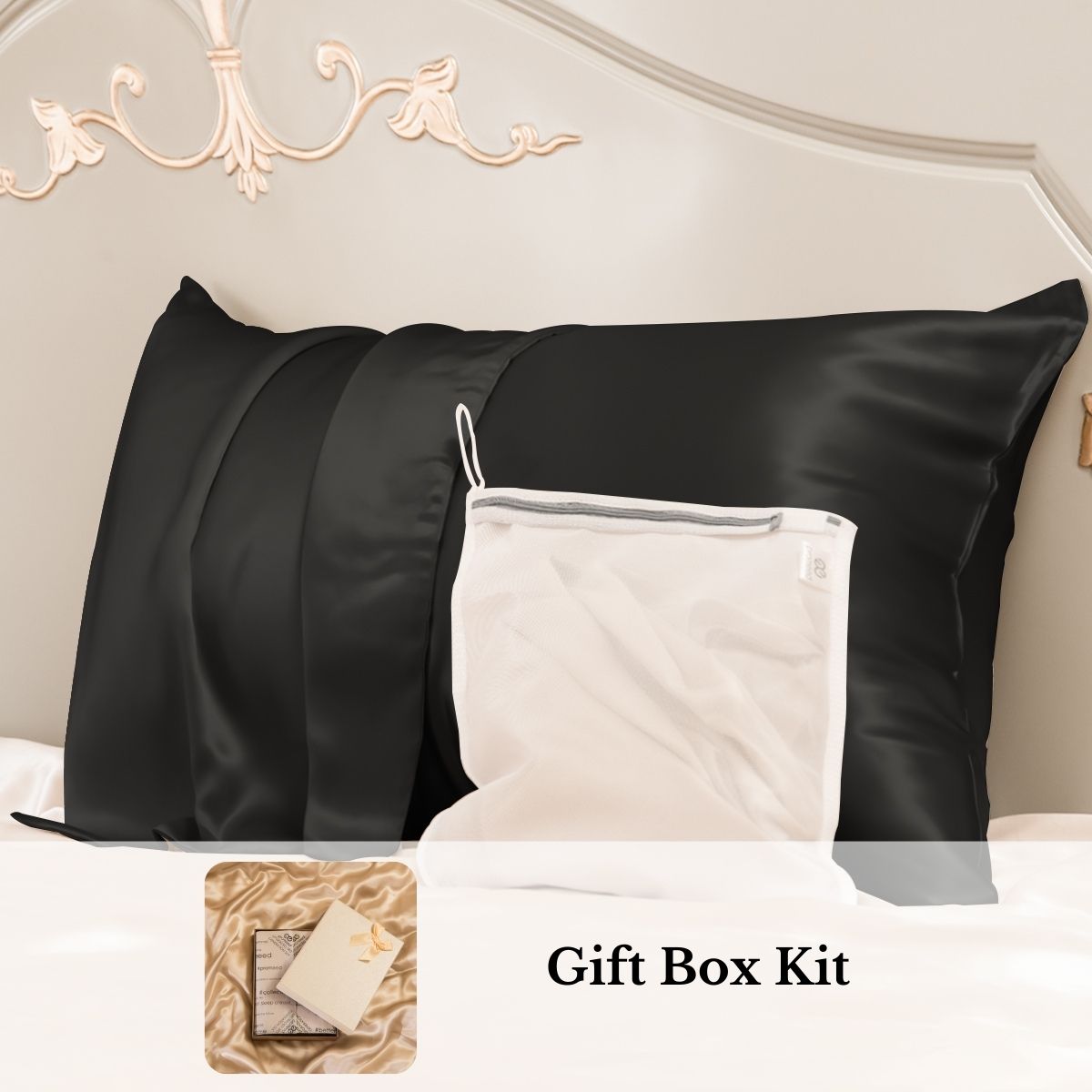 23mm 6A+ 100% Mulberry Silk Pillowcase-Christmas Gift Kit