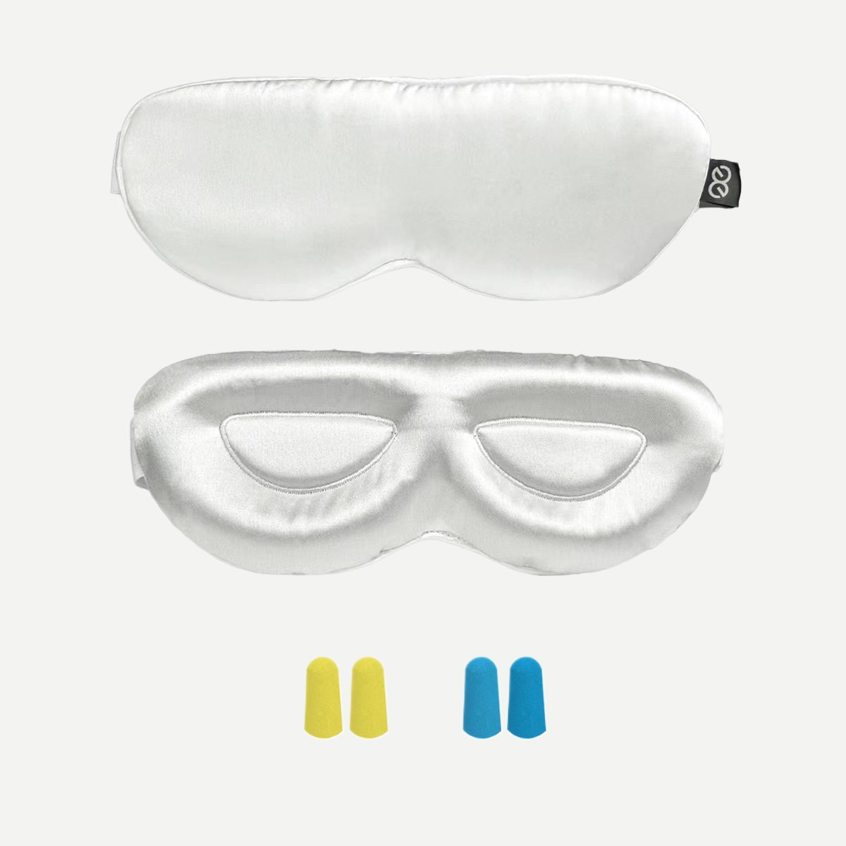 23MM Mulberry Silk 3D Contour Eye Mask with Sleeping Earplugs - promeedsilk