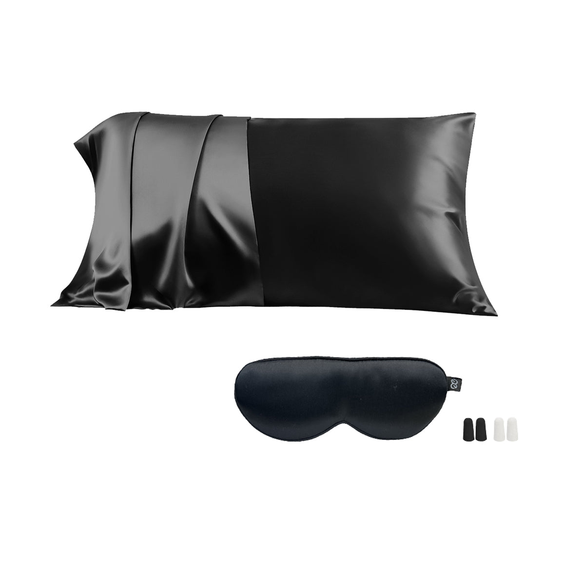 23mm 6A+Zipper Silk Pillowcase With Eye Mask - promeedsilk