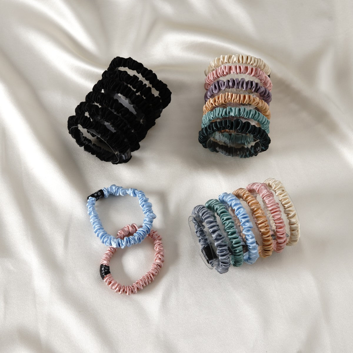 Silk Skinny Scrunchies