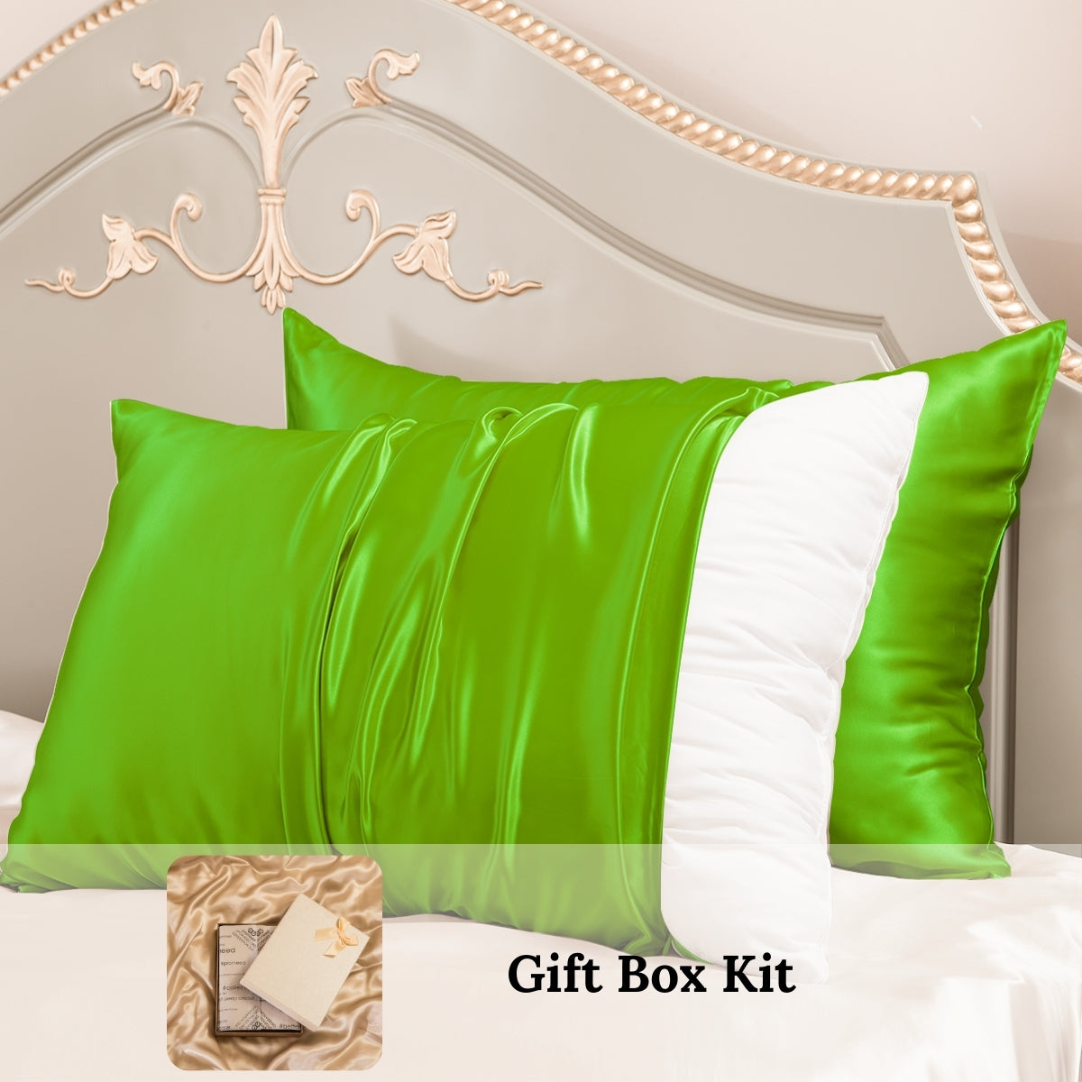 23mm 6A+ 100% Mulberry Silk Pillowcase 2 Pack-Wedding Gift Kit