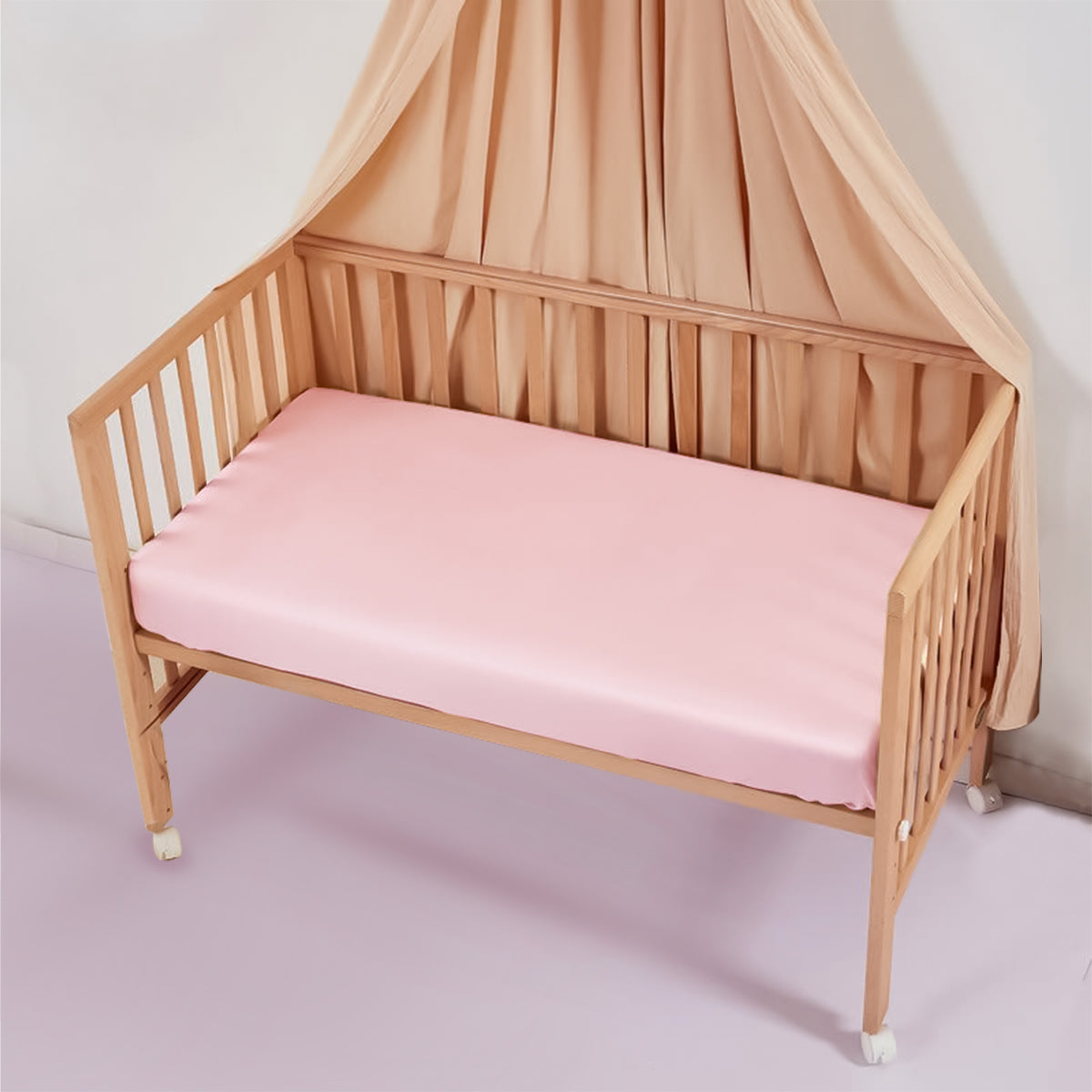 23mm 6A+ 100% Mulberry Silk Fitted Bed Sheet Crib | Toddler With Laundry Bag